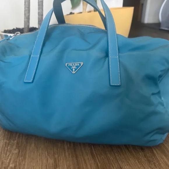 💯Auth. PRADA TESSUTO BOSTON BAG - Picture 6 of 13